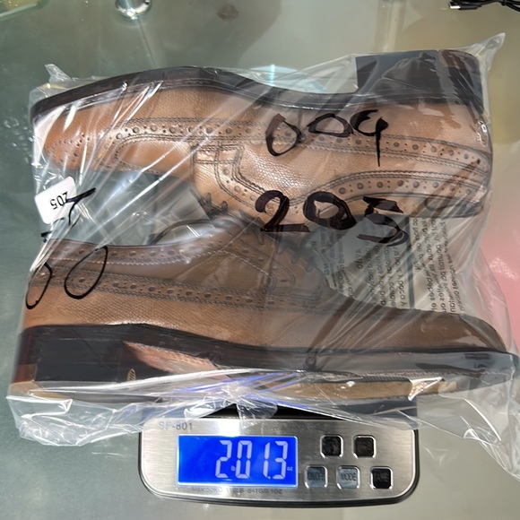 VINTAGE ESQUIRE ENGLAND OXFORD MENS SHOES SIZE 10 TAN - Picture 11 of 11